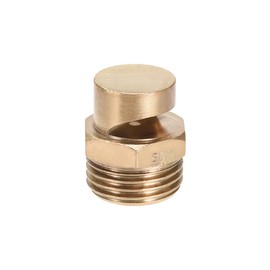 sourcing map Floodjet Tip - 1/2 BSPT Brass 170 Degree Wide Angle Flat Jet Nozzle Pack of 2