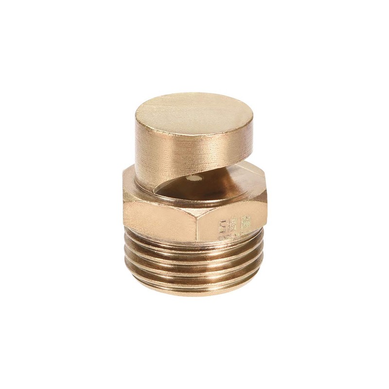 sourcing map Floodjet Tip - 1/2 BSPT Brass 170 Degree