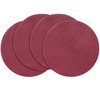 Floroom 15 Inch Round Braided Placemats Set of 4, Washable