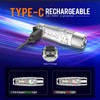 TUNENGE S12Pro Keychain Flashlight Rechargeable,750 High Lumen EDC Mini Flashlight