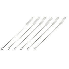 Mian Twisted Stainless Steel Wire Tube Brush 8" Long x 3/8" Diameter, 6 Pack