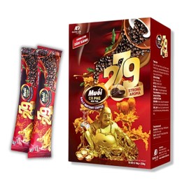 279 Strong Aroma instant salt coffee, a new experience with the blend of cream, salt and coffee, bringing a feeling of surprise and attraction. 3-in-1 Instant Vietnamese Coffee, 16 Individual Pocket Packs. (1, 256gram)