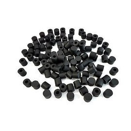 (25-Pack) 7/32" ID Rubber Caps – Protective Covers for Screws, Bolts, Wire Shelf Ends, Metal Rods, and Kitchen Sink Grids