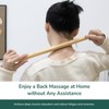 Goodtar 2 PCS Solid Bamboo Massage Stick Set for Body