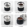 CONQUECO Coffee Tamper 44mm Dosing Funnel: Aluminum Alloy - Only