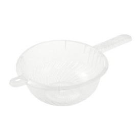 keeeper Küchensieb mit Stiel, Kunststoff, Ø 24 x 11 cm, Fabio, Transparent