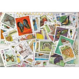Motives 200 various stamps Butterflies and Insects in complete issue (Stamps for collectors) Butterflies