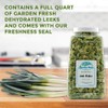 Harmony House Foods, Dried Leeks, Green and White, 3 Ounce