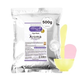 Mediflower large-capacity diatomaceous earth modeling pack aroma 500g + 4 pack tools / 메디플라워 대용량 규조토 모델링팩 아로마 500g+팩도구 4종