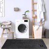 RTBQJ-AT Dark Grey Bath Mat Non Slip Extra Large Bath