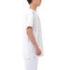 Nano Universe NU2538 Men's Scrub Open Jacket, Front Zipper, Stretch,