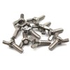 20 Pcs 304 Stainless Steel Wing Screw Set M6x40 Hand