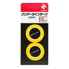 Nichiban No.536 Clear Line Tape for Curves, 0.1 in x 32.8 ft (3 mm x 10 m)