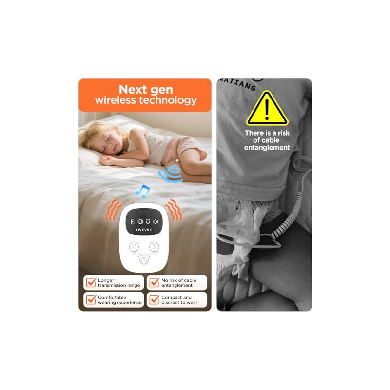 2026 New Wireless Bedwetting Alarm, Bed Wetting Alarm for Boys