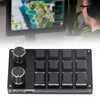 Mechanical Gaming Keypad 12 Keys 2 Knobs Small OSU Gaming