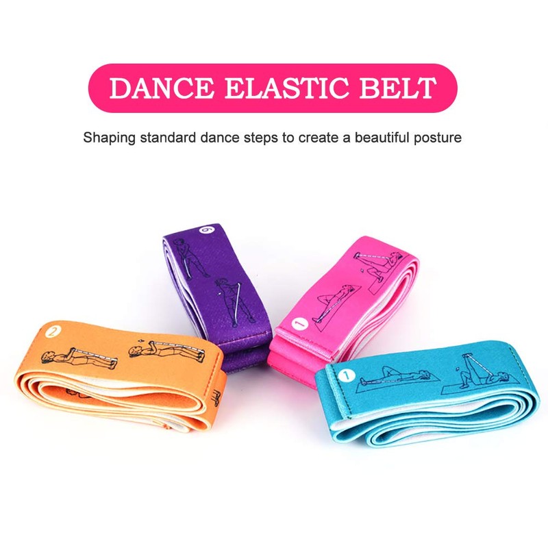 VOANZO 4 Pieces Latin Dance Elastic Band Dance Training Auxiliary