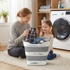 2 Pcs 42L Collapsible Laundry Baskets- Foldable Laundry Basket with