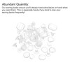 uxcell Earring Pads, 36pcs 6 Styles - Silicone Clip-on Earring