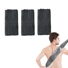 Leogony 3 PCS Exfoliating Shower Towel for Men Women Body Cleaning and Massage