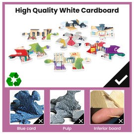 500 Piece Puzzles for Adults Paris Puzzles Jigsaw Puzzles 500 Pieces Tower Adult Puzzle Family Challenging Game Gift for Friends 20.5x15IN