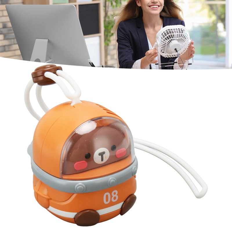 Rechargeable Necklace Fan 3 Levels Adjustable Bladeless USB Mini Hanging