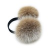 Hima 100% Real Fox Fur Winter Earmuff, Made in US