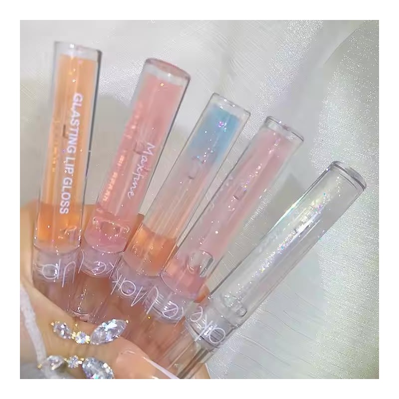 R.Y.M Lip Gloss Clear Glossy, Stay Moisturizing, Hydrating, Dry Lip
