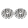 2pcs Meat Grinder Plate Professional Replaceable Efficient Safe Stainless Steel