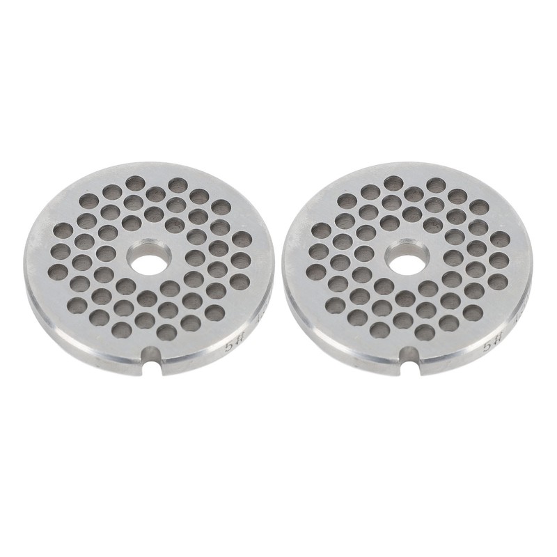 2pcs Meat Grinder Plate Professional Replaceable Efficient Safe Stainless Steel