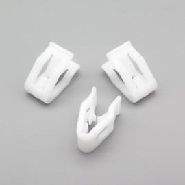 VVO Fasteners- White Plastic Dashboard and Fascia Trim Clips for Ford Mustang, Galaxy, Fiesta, Puma, (Pack of 10)