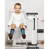 Free Standing Bathroom Toilet Paper Holder Stand with Reserve, Stainless
