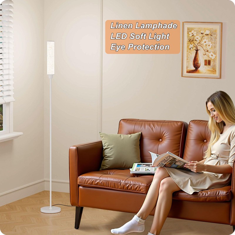 Nukanu Floor Lamp with Remote Control, Floor Lamps for Living