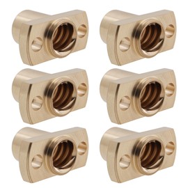 Briny River Pack of 6 T8 Lead Screw Trapezoidal Nut 2 mm Pitch 8 mm Lead Compatible with Ender 3 CR-10 CR-10s 3D Printer
