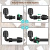JINXIAN Drip Hose Irrigation 90° Degree Elbow Corner Connector Hose