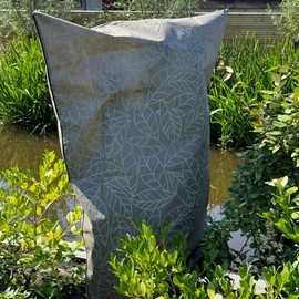 UB-STORE Plant Covers Freeze Protection 47"x71" in 2 Pack | Brown Winter Frost Blankets for Outdoor Plants | Reusable Garden Cover Bags with Zipper Drawstring | Cold Weather Shrub Protection Cloth