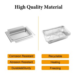 LS'BABQ Grease Catch Pan Holder with 10 Pack Aluminum Foil Grill Drip Pan for Weber Q100 Q120 Q1000 Q1200 Series Gas Grill,BBQ Replacement Parts for Weber 80346/41887