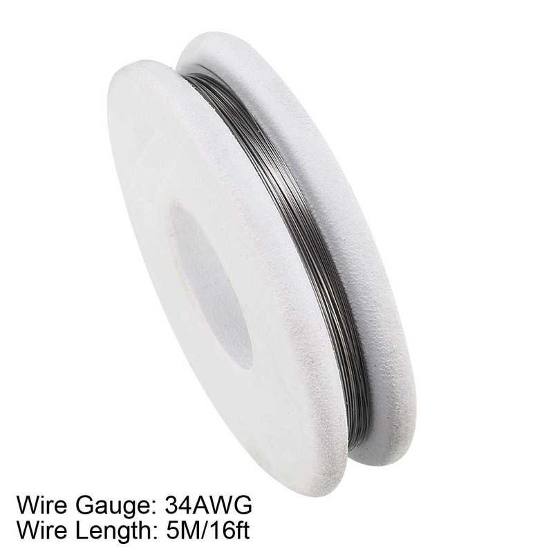 sourcing map 34 Gauge Heat Resistance Wire Wrapping 16ft Heating