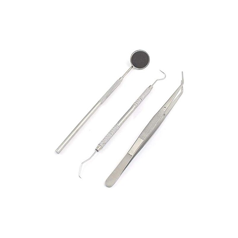 PRECISE CANADA 3 pcs of Basic Dental Instruments Set Mirror