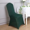 Balsa Circle 12 pcs Hunter Green Spandex Stretchable Banquet Chair