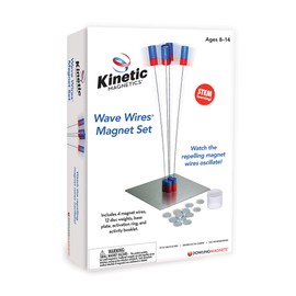 Dowling Magnets Kinetic Magnetics Wave Wires Magnet Set. Item 731110. Science Kit/Educational Science Kits/STEM Kit/STEM Kits for Kids Science Kit/Physics Toys/Physics Gifts/Kids Engineering Kit