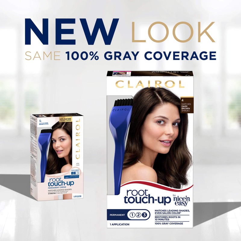 Clairol Root Touch-Up by Nice'n Easy Permanent Hair Dye, 6A