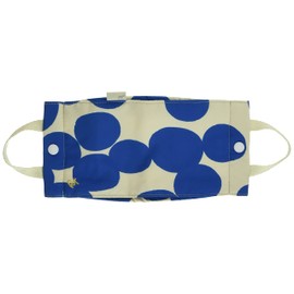 Rootot 6779 Storage for Removed Masks, Washable Mask Case, CJ With Mask Pattern, bubbles