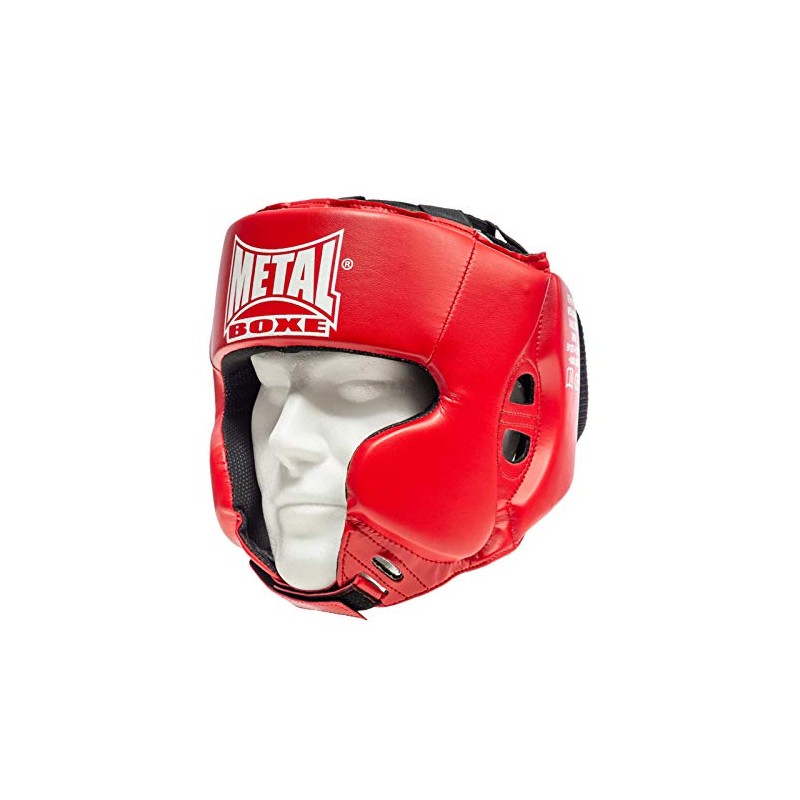 METAL BOXE MB117 Head Guard red red Size:Senior