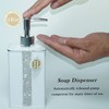CAAHANJIA Bathroom Accessories Set 4 Pcs-Ceramic Gift Set Soap Dispenser