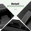 2Pcs Upper and 2Pcs Lower Hood Bumper Suppor Set Compatible