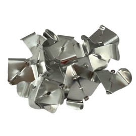 10 Pack of Premium Buzz Bait Blades for DIY Lure Making Aluminum Delta Blades for Buzz Baits Buzz & Delta Blades Made in USA (Right Hand Turn) (Delta-Buzz Aluminum Sz C 10PK)