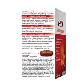 FBX Naturopathica FBX Energy & Burn 60 Tablets