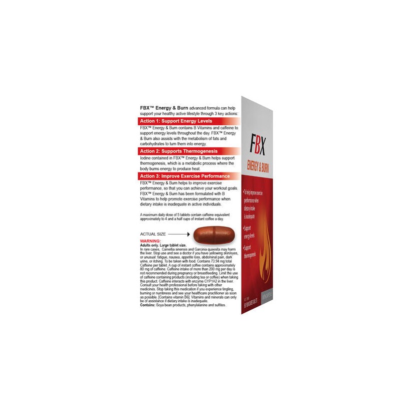 FBX Naturopathica FBX Energy & Burn 60 Tablets