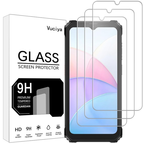 Vuciya Pack of 3 Screen Protectors Compatible with Blackview BV6200