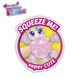 CRAZE Superstars Stretchy Moonish Slime & Stretchy Collectable Figures with Slime Filling, 6 Different Characters to Collect